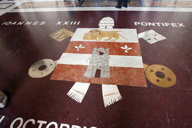 Eingang der San Pietro in Vaticano / Peterskirche / Petersdom