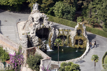 Brunnen in den Vatikanischen Gärten