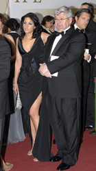 Joschka Fischer mit Gattin Minu Barati