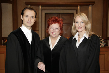 Bernd Römer, Richterin Barbara Salesch, Ulrike Tasic