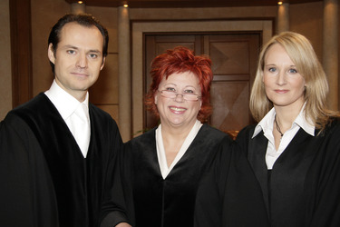 Bernd Römer, Richterin Barbara Salesch, Ulrike Tasic