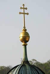 Kreuz auf der Kirche St. Erhard im Nonntal