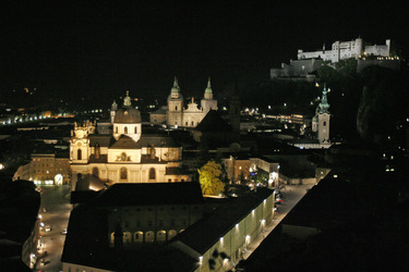 Blick vom Mönchsberg auf die Altstadt