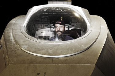 Martin Netter und sein Shuttle Pod