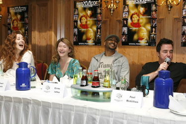 Suzie Plakson, Jewel Staite, Cirroc Lofton, Paul McGillion