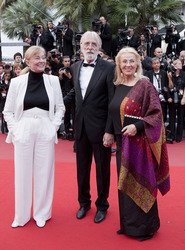 Michael Haneke mit Begleitung