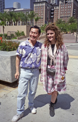 George Takei, Robin Curtis