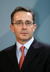 Álvaro Uribe, kolumbianischer Staatspräsident
