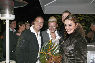 Kai Ebel , Mila Wiegand, Ina Menzer und Freund Denis Moos
