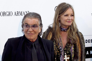 Roberto Cavalli mit Gattin