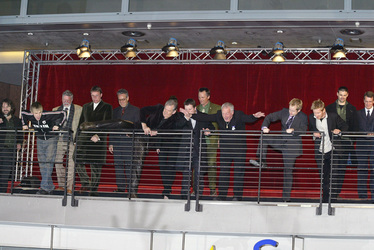 Peter Jackson, Dominic Monaghan, Barie Osborne, Richard Taylor, Howard Shore, Ian McKellen, Sean Aastin, Viggo Mortensen, Bernard Hill, Billy Boyd, David Wenham, Karl Urban, John Noble