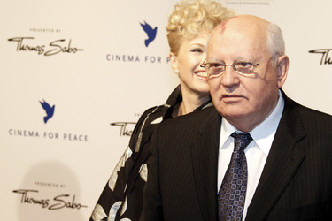 Michail Gorbatschow mit Tochter Irina Virganskaya
