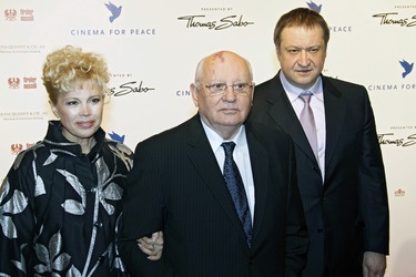 Michail Gorbatschow mit Tochter Irina Virganskaya