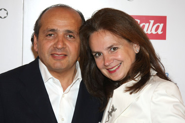 Hadi Teherani mit Lebensgefährtin Linda Strüngmann