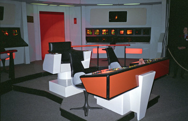 Kommandobrücke des Raumschiffs Enterprise NCC-1701