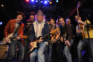 Otto Waalkes mit den Finalisten