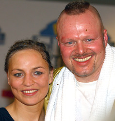 Regina Halmich, Stefan Raab