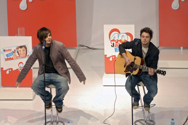 Nevio mit Bruder Flavio