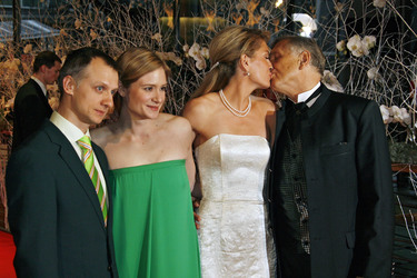 Ivan Barnev, Julia Jentsch, Jirí Menzel mit Frau Olga Menzelová-Kelymanová