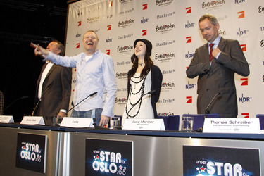 Andreas Bartl, Stefan Raab, Lena Meyer-Landrut, Lutz Marmor