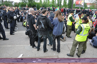 Erster Mai Demonstration