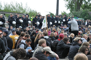 Erster Mai Demonstration