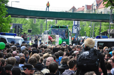 Erster Mai Demonstration