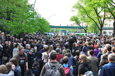 Erster Mai Demonstration
