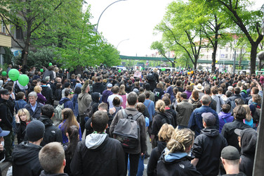 Erster Mai Demonstration