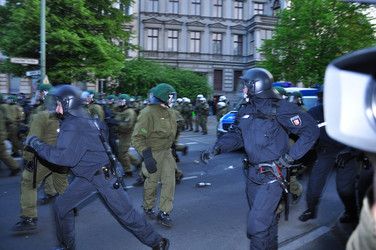 Erster Mai Demonstration