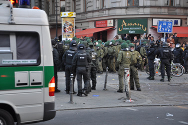 Erster Mai Demonstration