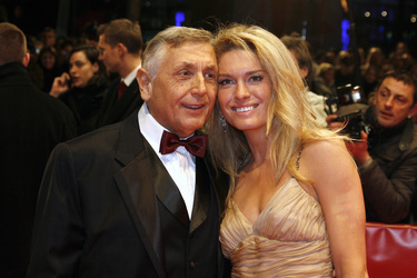 Jirí Menzel mit Frau Olga Menzelová-Kelymanová