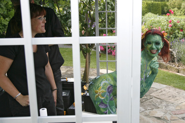 Model Nadine und Assistentin Sunny