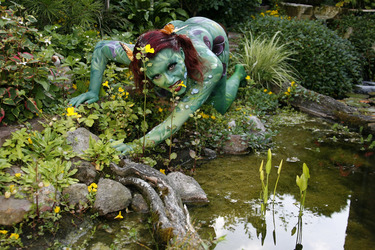 Pflanzenfrau / Plant-Woman