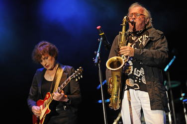 Carola Kretschmer (Thomas Kretschmer, Frumpy, Panikorchester), Klaus Doldinger (Passport)