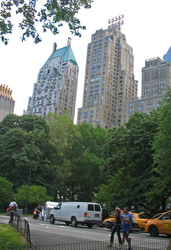 Cenral Park Eingang South West, Columbus Avenue