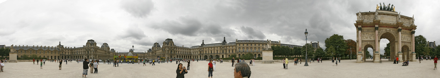 Arc de Triomphe du Carrousel und Louvre