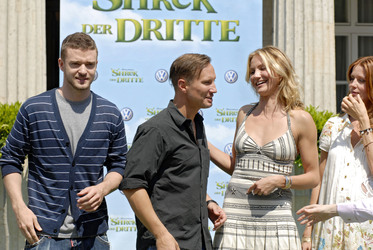 Justin Timberlake, Benno Fürmann, Cameron Diaz, Esther Schweins