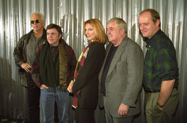 J.G. Hertzler, Walter Koenig, Gates McFadden, James Doohan, Robert O'Reilly