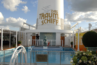 Auf Deck vom ZDF Traumschiff