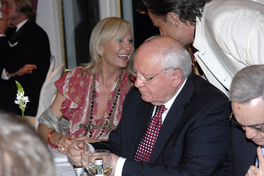 Sabine Christiansen, Michail Gorbatschow