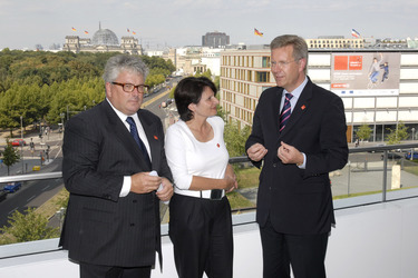 Hans Georg Näder, Marion Schick, Christian Wulff