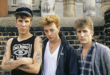 Photocall mit den Stray Cats in London