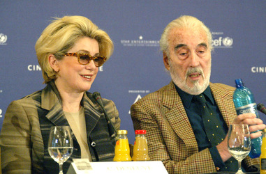 Catherine Deneuve, Christopher Lee
