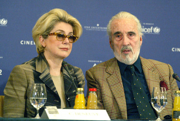 Catherine Deneuve, Christopher Lee