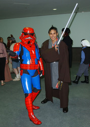 Star Wars Fans - Spider-Man Stormtrooper und Jedi Ritter