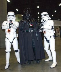 Star Wars Fans - Stormtrooper und Darth Vader