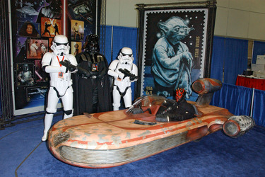 Star Wars Fans - Stormtrooper, Darth Vader und Darth Maul