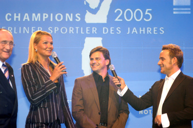 Franziska van Almsick, Falko Götz