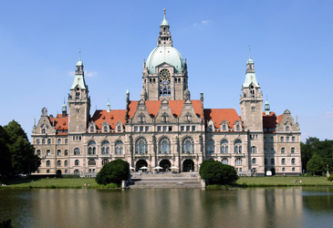 Das neue Rathaus am Maschpark